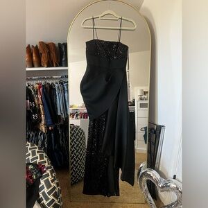 JAYGODFREY Black Asymmetrical Dress